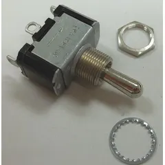 This switch is a replacement component for industrial equipment and appliances, serving as an on/off or selector control. It is commonly used in heating, ventilation, and combustion systems where reliable switching is required.