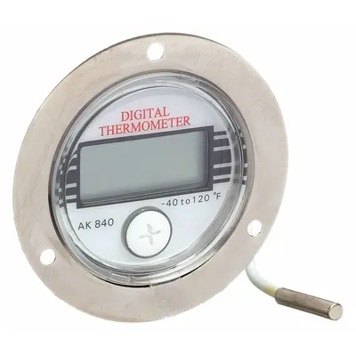 OEM Digital Panel Mount Thermometer: -40°F to 120°F - General Purpose Panel Mount Digital Thermometers