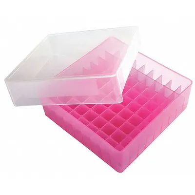 HEATHROW SCIENTIFIC Rectangular Storage Box: 5 1/8 in Overall Wd, 1 7/8 in Overall Ht, 5 1/8 in Overall Lg - Lab Storage Boxes