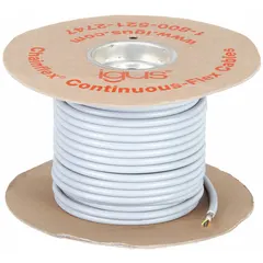 This CHAINFLEX CF78-UL control cable features 5 conductors of 20 AWG copper with a PUR jacket, rated for 1000 V. It includes a ground conductor and is CE certified. Designed for continuous flexing applications such as cable carriers and industrial automation, it offers coolant resistance and minimum bend radius factors of 4x OD (fixed), 5x OD (flexible), and 6.8x OD (e-chain).