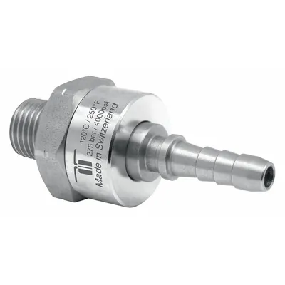 MOSMATIC Rotary Union: Straight, Nickel-Plated C38500 Brass, 1 Passages, 3/8 in Stationary Port - Brass Rotating Joints & Unions