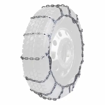 PEWAG Square Link Tire Chain Assembly: Tire Chain, Buses/Heavy Duty Trucks/RVs/Trailers - Tire Chains