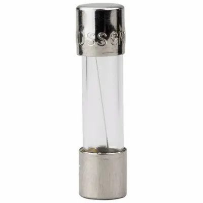 BUSSMANN BK/S506-1-R Time-Delay Cylindrical Fuse, 1 A, 250 V AC, 5 mm x 20 mm - Time-Delay Cylindrical Fuses