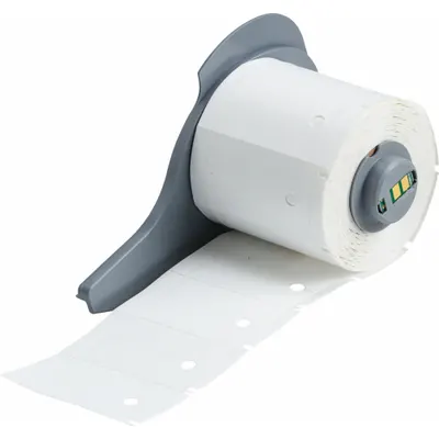 BRADY M7-36-109 Precut Rectangular Tag Roll with Corner Holes - Brady Precut Rectangular Tag Rolls with Corner Holes