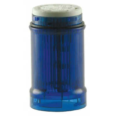 EATON Tower Light Module: Flashing, 24V AC/24V DC, Blue, 43 mm Overall Dia, 3 in Overall Ht - Flashing Light Modules