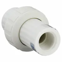 PLAST-O-MATIC Check Valve: Diaphragm, Inline Valve Body, 1/4 in Pipe Size, FNPT x FNPT, Female, NPT (MPN CKD025V-PP)