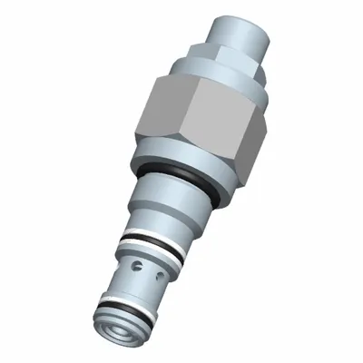 BUCHER HYDRAULICS Cartridge Valve: Steel, Screw-In, Screwdriver Adjustment - Counterbalance Cartridge Valves