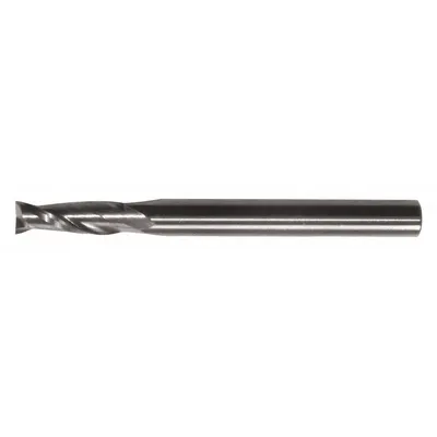 CLEVELAND Square End Mill: Carbide, 4 Flute, 3 mm Mill Dia, 9 mm LOC, 38.1 mm OAL (MPN C76100) - Pencil-Neck Carbide Square End Mills