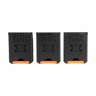 KLEIN TOOLS Tool Belt Clips: 2 5/8 in W x 1 1/4 in D x 3 1/2 in H, 0 Pockets - MODBox Pouch & Vest Accessories
