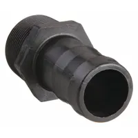 BANJO Barbed Hose Fitting: For 4 in Hose I.D., Hose Barb x NPT, 4 in x 4 in Fitting Size, Hex, Rigid (MPN HB400)