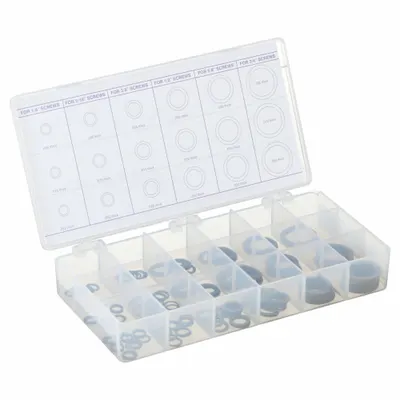 PRECISION BRAND 26010 Shortening Shim Assortment, 270 pcs, Steel, Inch - Standard Arbor Shim Assortments