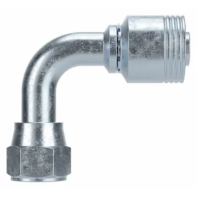 PARKER 1B243-16-16 90° Elbow Hydraulic Crimp Fitting - Parker Crimp Hydraulic Hose Fittings with BSPP Connection