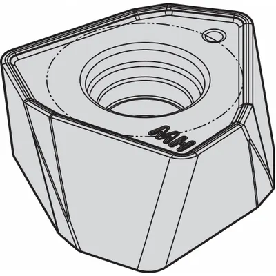 WIDIA Trigon Milling Insert: WOEJ120712SRMH (MPN 5338819) - Trigon (W) Indexable Milling Inserts