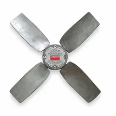 This Dayton fan propeller has a 24-inch diameter with 4 blades and an 8° pitch. It is designed for clockwise-facing discharge in HVAC and refrigeration air-moving applications, such as condensers, evaporators, and ventilation systems.