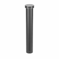 Steel clevis pin with 3/4 in diameter and 5 in shank length. Designed for use in clevis and linkage assemblies as a removable, non-threaded fastener. Suitable for connecting rods, yokes, or brackets in mechanical linkages.