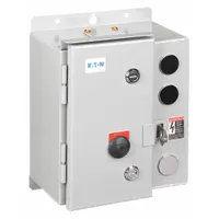 EATON NEMA Magnetic Motor Starter: Non-Reversing, 3 Poles, NEMA Size 00, 9 A, 240V AC Coil (MPN ECN05A8BAA-R63/BL30)