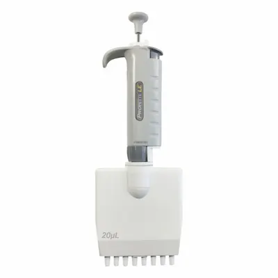 MTC BIO ProPette LE Multi-Channel Pipettor, 8 Channels, 50 µL, Gray - Multichannel Pipetters