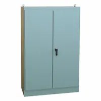 HAMMOND Enclosure: Steel, 90 in x 48 in x 20 in, NEMA 12, Solid Cover, Hinged (MPN 1418BW20)