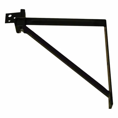 JAN FAN Mounting Bracket, 45 in Lg, 2 in Wd, Steel, Black - Mounting Brackets