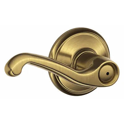 SCHLAGE F40 FLA 609 Flair Privacy Lever Lockset - Privacy Lever Locksets