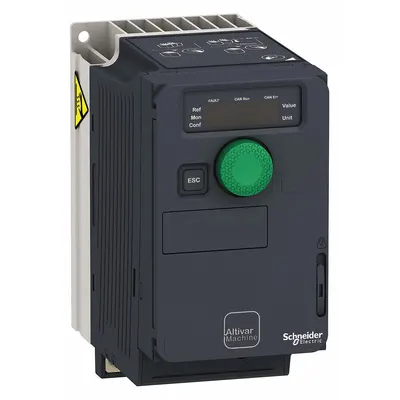 SCHNEIDER Variable Frequency Drive: In Phase Three, Out Phase Three, 3/4 hp, IP20 - Schneider Altivar ATV320