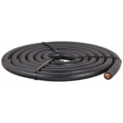 WESTWARD Battery Jumper Cable: 3/0 ga, 120 in Cable Lg, Black - Cut to Length Jumper Cables