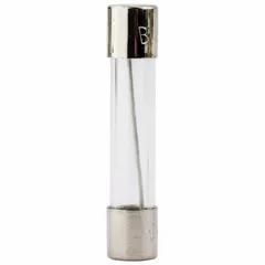 Time-delay cylindrical fuse rated at 250 mA and 250 V AC, with dimensions of 1/4 in x 1 1/4 in. Provides overcurrent protection in circuits where temporary inrush currents occur, such as control panels, motor circuits, and power supplies.