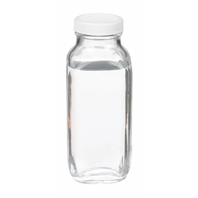 WHEATON Bottle: 500 mL, 48-400 mm, No Closure, No Closure, Colorless - Rectangular Glass Lab Bottles