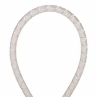 Spiral Wrap: 1/2 in Wd, For 4 in Max Bundle Dia, 100 ft Lg, Polyethylene, Off White, -40°F to 122°F (MPN T50F-C)