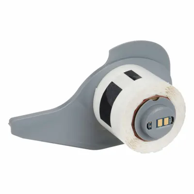 BRADY M7-25-423 Precut Label Roll, 1 1/4 in x 1/4 in, White Gloss Polyester - Brady Precut Label Rolls