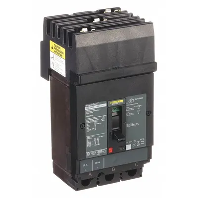 SQUARE D Molded Case Circuit Breaker: 20 A Amps, 65kA at 240V AC, Fixed, Lug, ABC - Square D Molded Case Circuit Breakers for I-Line Panelboards