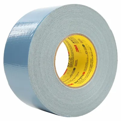 3M Duct Tape: Medium Duty, Blue, 1 7/8 in Wd, 59 7/8 yd Lg, 11.5 mil Thick - Clean Removal Duct Tape
