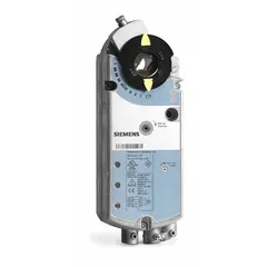 This fail-safe damper actuator with spring return provides on/off control for HVAC dampers in building automation systems. It delivers 160 in-lb torque, operates on 24V AC/DC, and includes a self-centering shaft coupling for easy installation. The actuator is hardwired, rated NEMA 2 / IP54, and offers a 0 to 10V DC output signal.