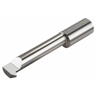 MICRO 100 Threading Tool: 1/8 in Shank Dia., Bright (Uncoated) - Machining