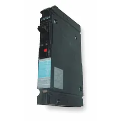 Siemens HED4 series molded case circuit breaker rated 80 A with a maximum interrupting rating of 25kA at 277V AC. Fixed instantaneous trip, load side lug terminals, and any phase connection. Suitable for protecting branch circuits in industrial power distribution and panelboard applications.