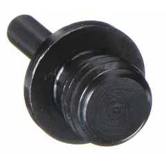 This mandrel mounts grinding cones and plugs with 5/8"-11 thread onto power tools. It has a 1-5/8" overall length. Used in metalworking and fabrication for material removal and surface finishing.
