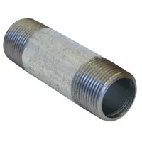 Pipe: 2 1/2 in Nominal Pipe Size, 5 ft Lg, Schedule 40, Galvanized Steel, Threaded on Both Ends (MPN 0331247908)