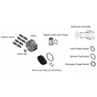 FILL-RITE Biodiesel Repair Kit: Mfr Part # BD700KTH0711, Biodiesel Repair Kit