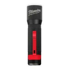 This MILWAUKEE flashlight delivers 325 lumens with a 115-meter maximum beam and 5-hour runtime at max brightness. It operates on three included AAA batteries and features a tail switch for easy operation. Suitable for maintenance, inspection, and emergency tasks requiring portable illumination.
