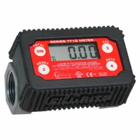 FILL-RITE Flowmeter: 4-Digit Digital Fuel Transfer Meter, Turbine, 1 in NPT, 1 in Connection Size (MPN TT10AN)
