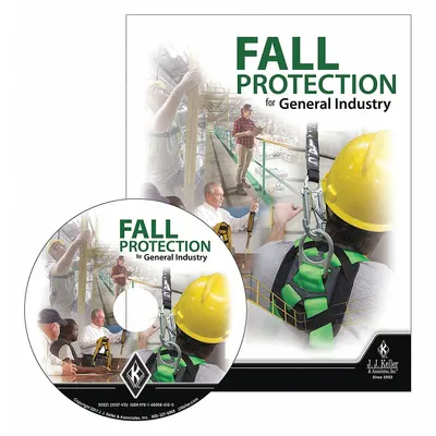 JJ KELLER Fall Protection Training Video, English/Spanish, 50535