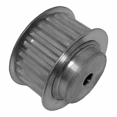 Dayton Timing Pulley: Trapezoidal, Plain, For T5 Timing Belt Section, For 16 mm Belt Wd - T5 Section Timing Belt Pulleys