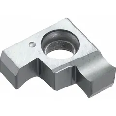 Carbide insert for external and internal grooving, parting, and profiling operations on CNC lathes. Suitable for creating accurate grooves in metal workpieces in general manufacturing applications.