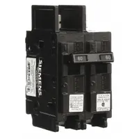 Bolt-on miniature circuit breaker rated 60 A at 120/240 V AC, 2 poles, with high interrupting capacity. Provides overcurrent and short-circuit protection for single-phase branch circuits in compatible panelboards