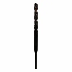 This auger-style drill bit is designed for installing wire and cable through metal and plastic studs or framing. It creates clean pilot holes for pulling electrical cables, making it suitable for rough-in wiring in construction. Specifications: 1/4 in diameter, 24 in overall length.