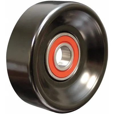 DAYCO Idler Pulley: Idler Pulley, 89006, Serpentine, Flat, Flangeless Flange - Flat Idler Pulleys for Vehicles