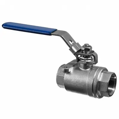 USA INDUSTRIALS 1/4 in 316 Stainless Steel Ball Valve with Locking Lever Handle - Stainless Steel Ball Valves