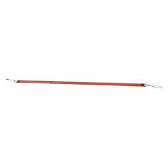 Replacement quartz heating element for HVACR systems such as electric furnaces and unit heaters. Provides infrared heat for industrial and commercial heating and drying processes.