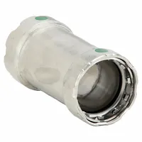 VIEGA MEGAPRESS Crimp Coupling Fitting: 2 in Pipe x 2 in Pipe Size, Press-fit x Press-fit, EPDM (MPN 90330)