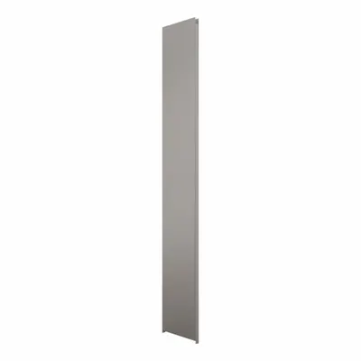 HADRIAN Pilaster: 304 Stainless Steel, Brushed, Silver, 82 in Ht, 5 in Wd - Pilasters for Bathroom Partitions